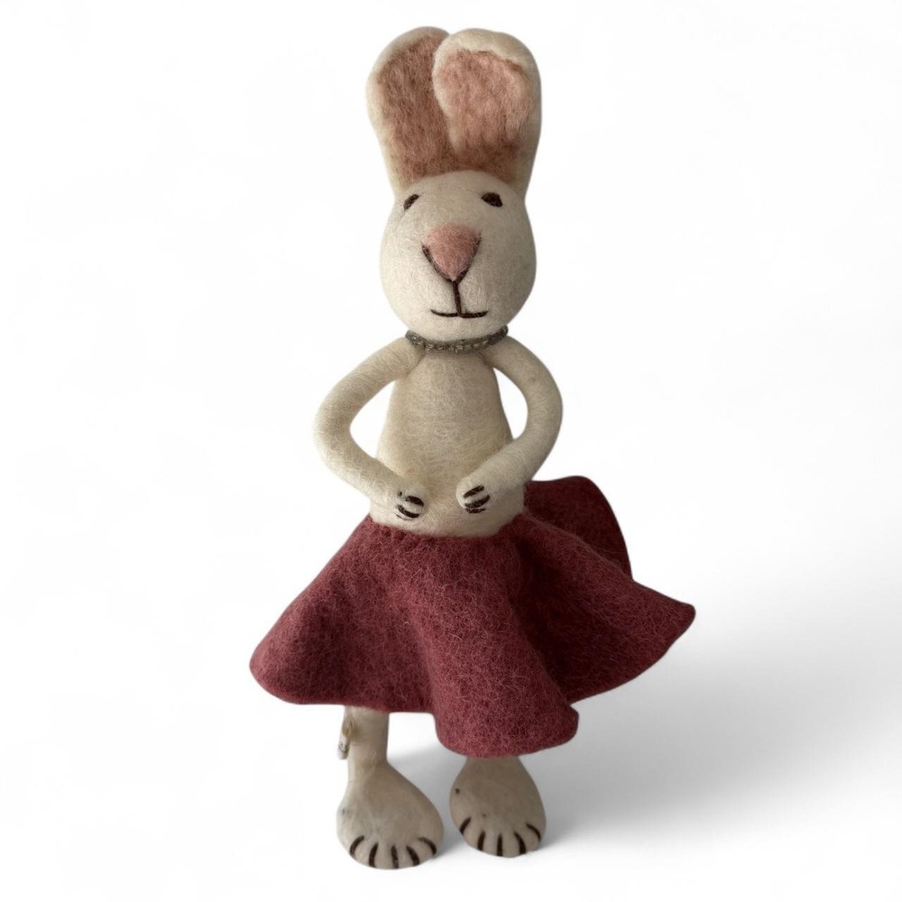 Felt Bunny Doll by Gry & Sif